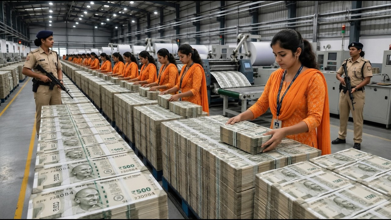 How India Manufactures Trillions of Rupees (RBI Secret) | Inside India's Money Factory!