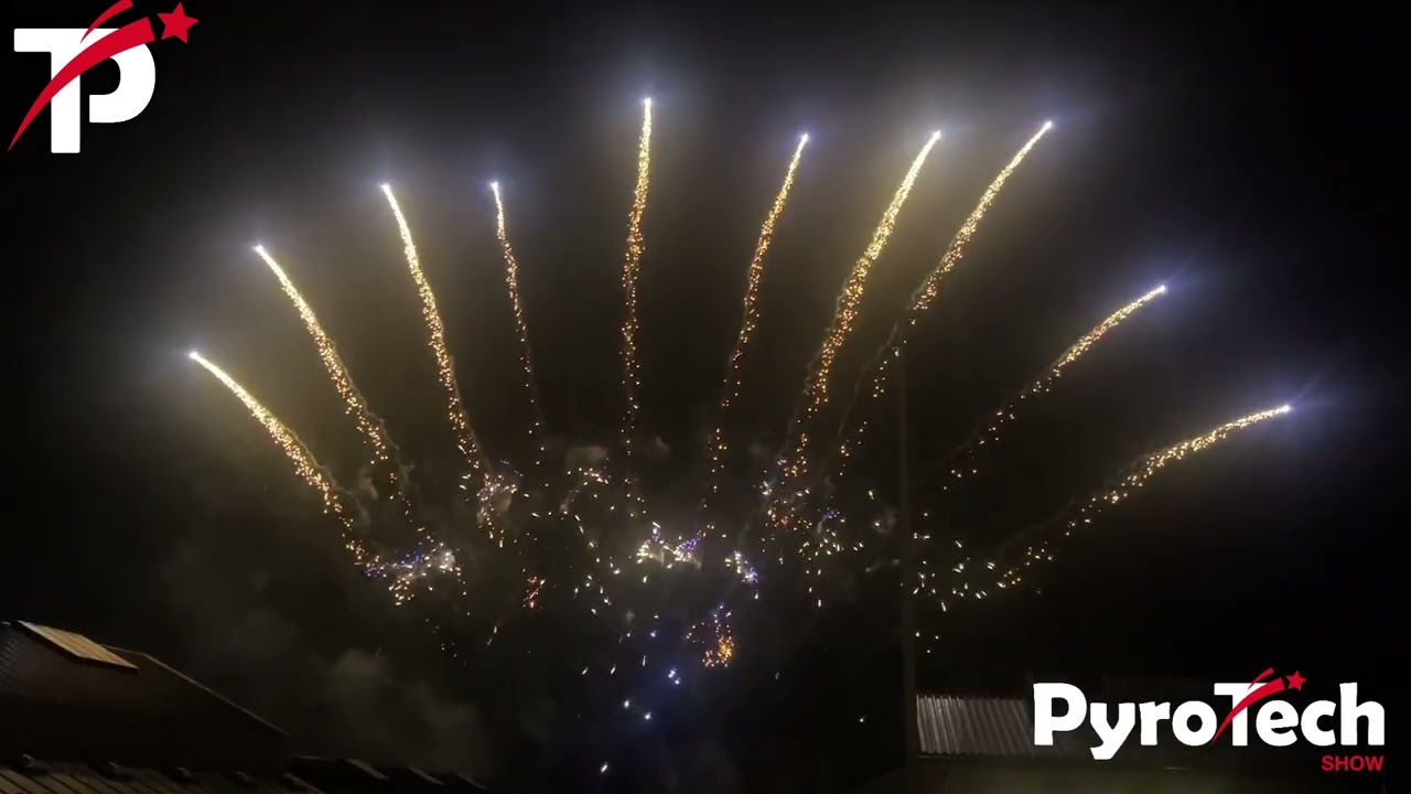 Pokaz pirotechniczny finał WOŚP - Przysucha 2025