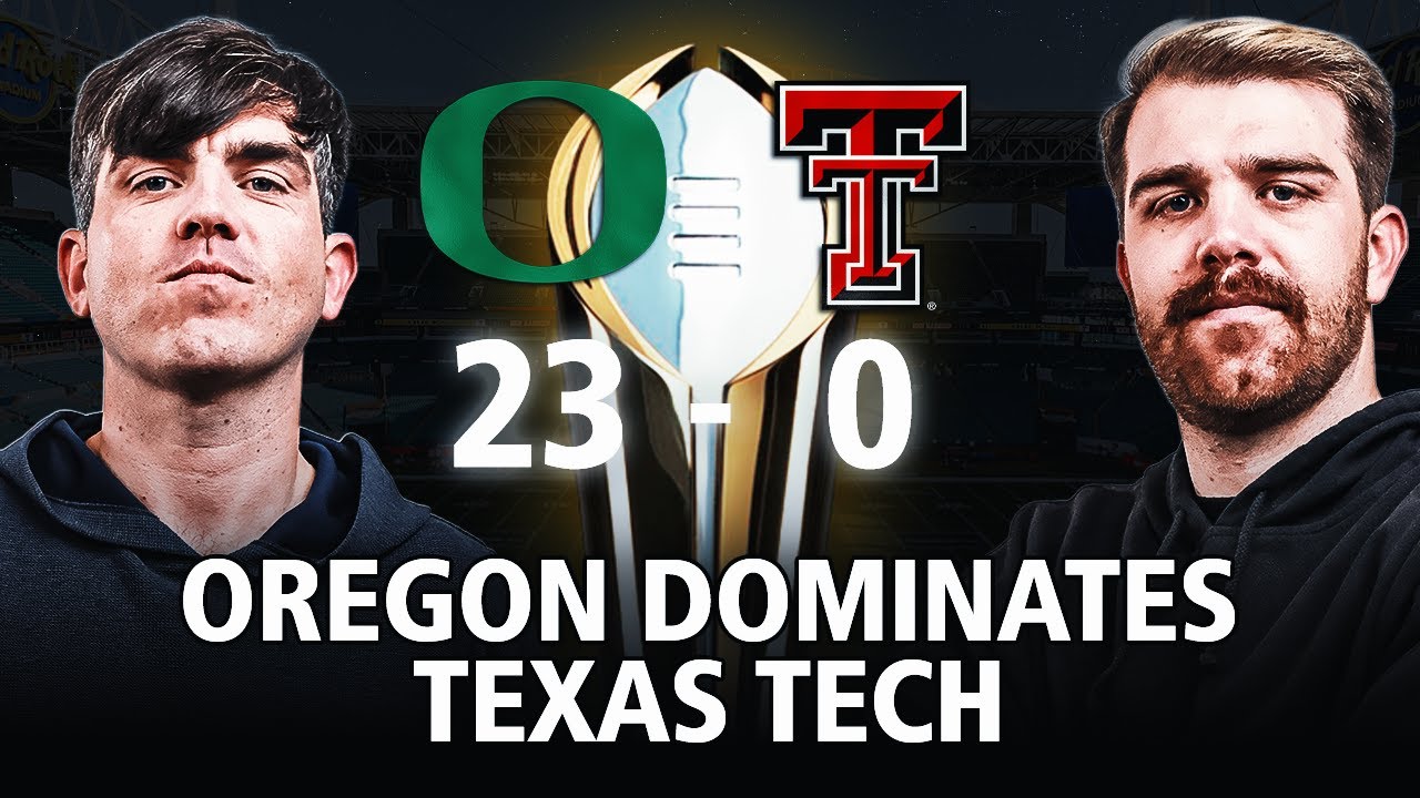 Oregon DESTROYS Texas Tech | College Football Playoff Round 2 INSTANT REACTION