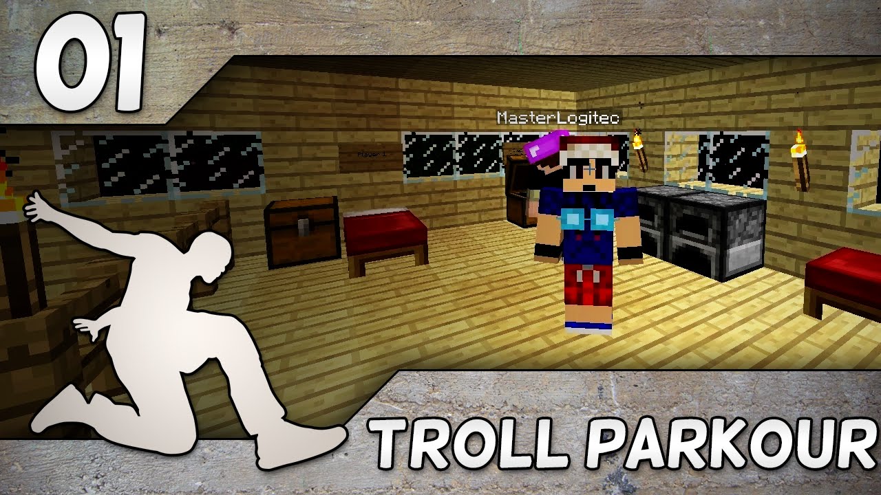 Ultimate Trolling Parkour #1 | KOKKELIINA! - w/ MasterMcPvP