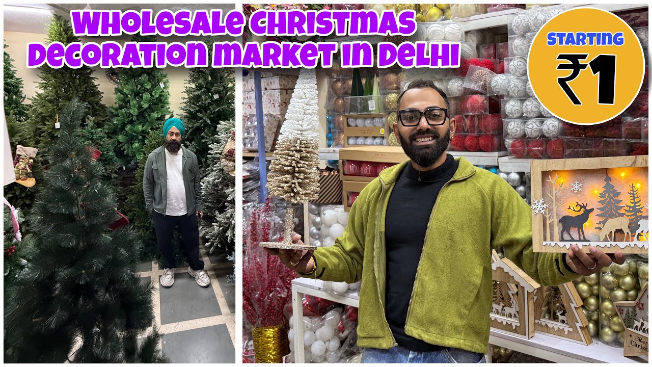 Wholesale Christmas Decoration Collection in Delhi #sadarbazar #christmas #decor #wholesale