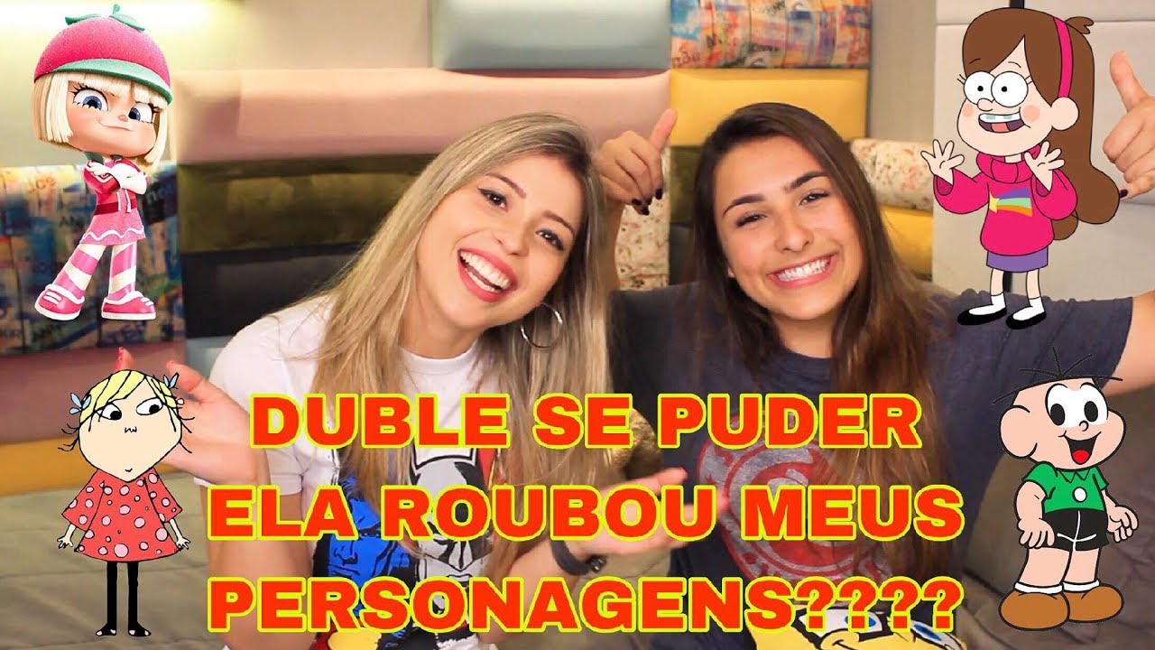 DUBLE SE PUDER COM BIBI TATTO (Ela roubou meus personagens)