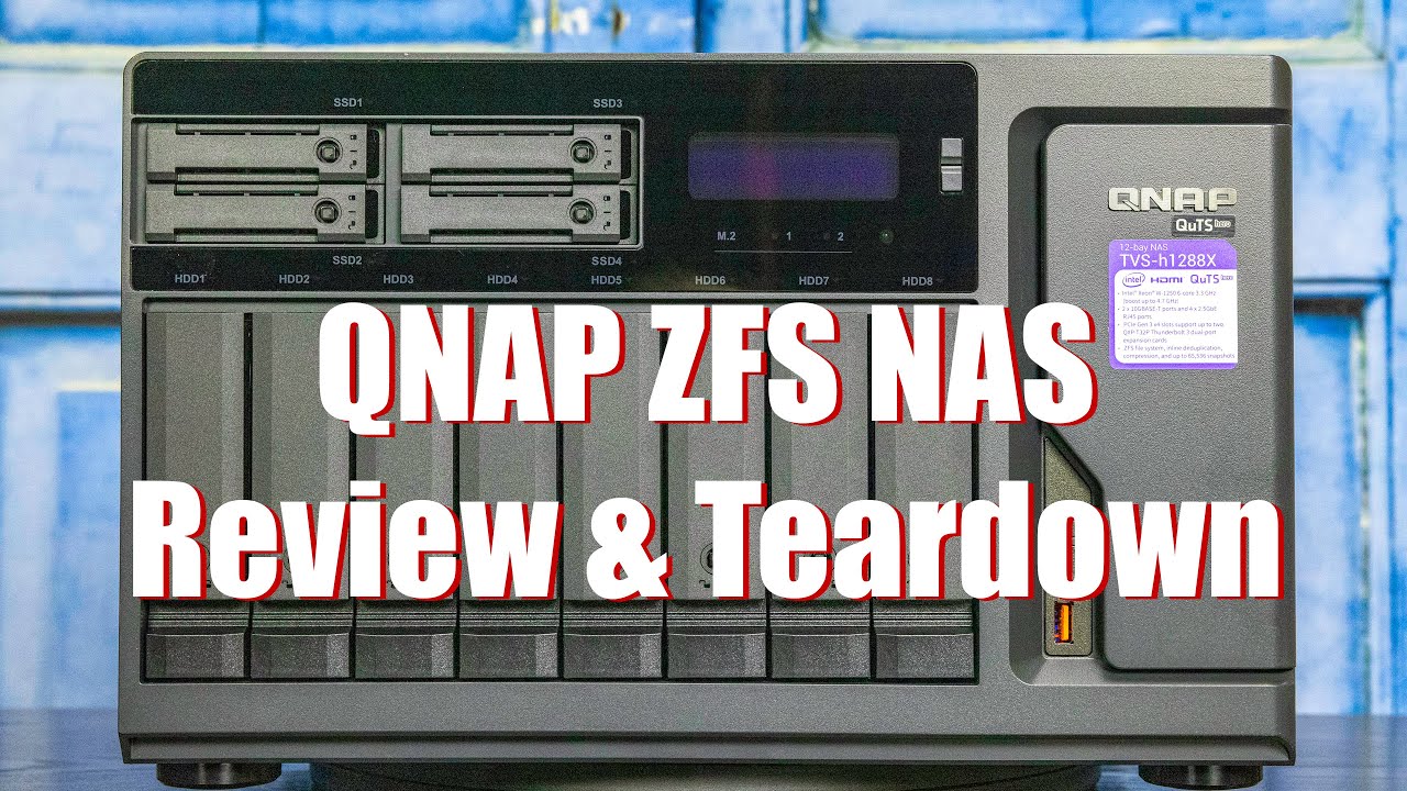 QNAP TVS-h1288X 12-bay ZFS NAS Review