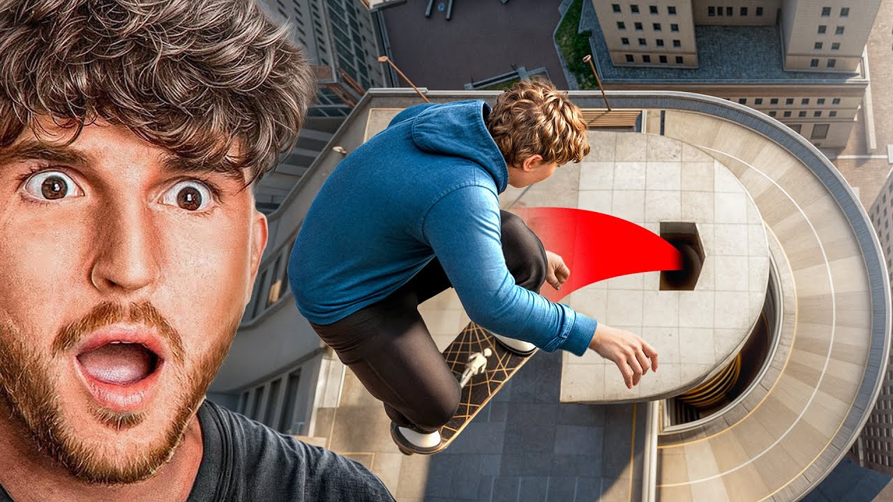 Выполнение заданий IMPOSSIBLE SKATE 4 в TikTok.