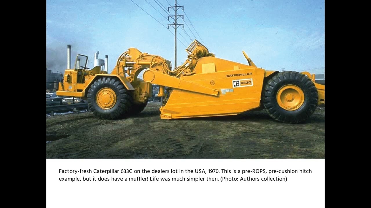 Classic Machines: The Caterpillar 633 elevating scraper