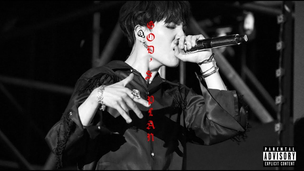 min yoongi; god's plan
