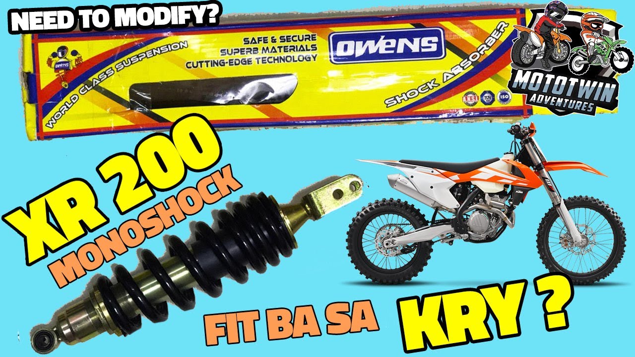 OWENS XR200 MONOSHOCK FIT BA SA KRY? l  RUSI KRY MONOSHOCK MODIFICATION