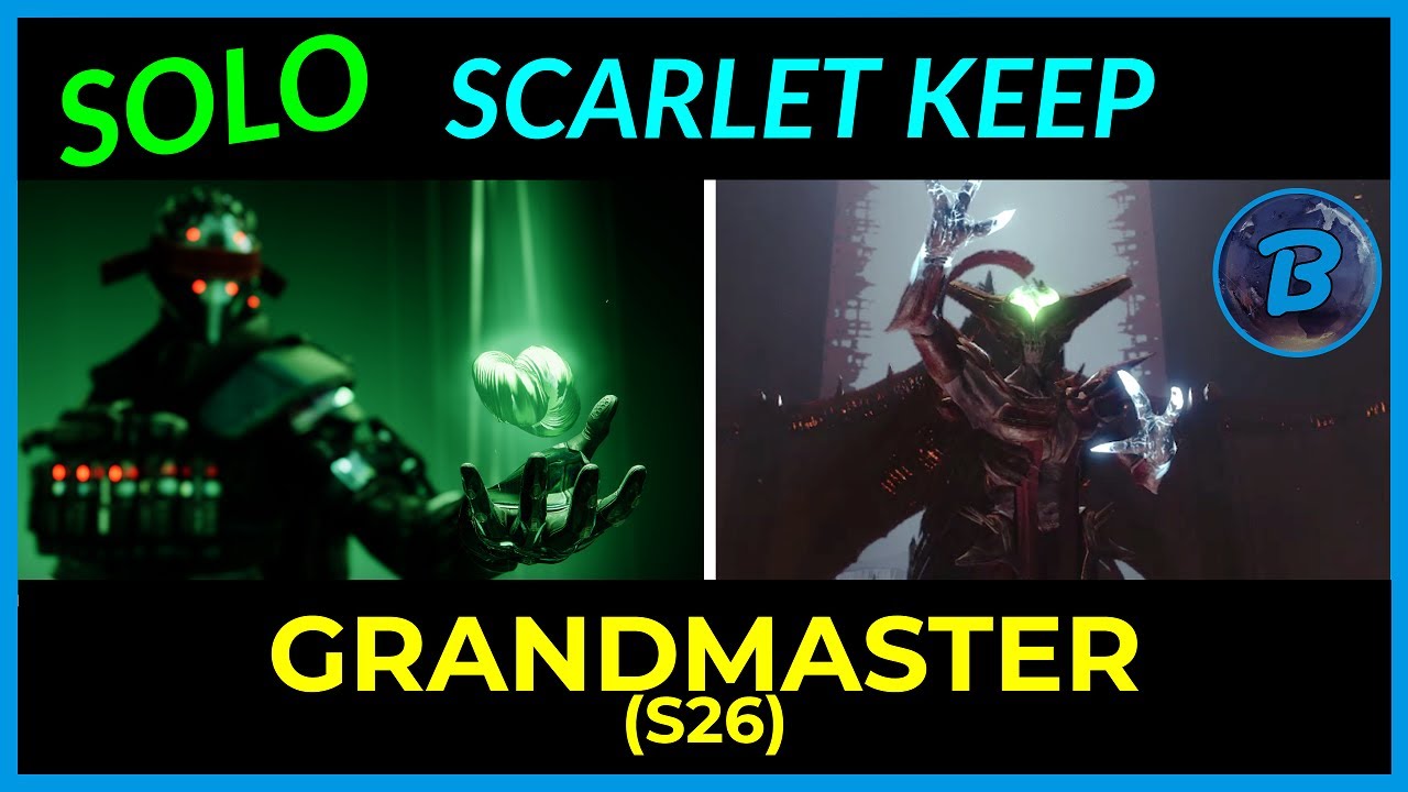SOLO Scarlet Keep - Grandmaster Nightfall (Platinum Rewards)
