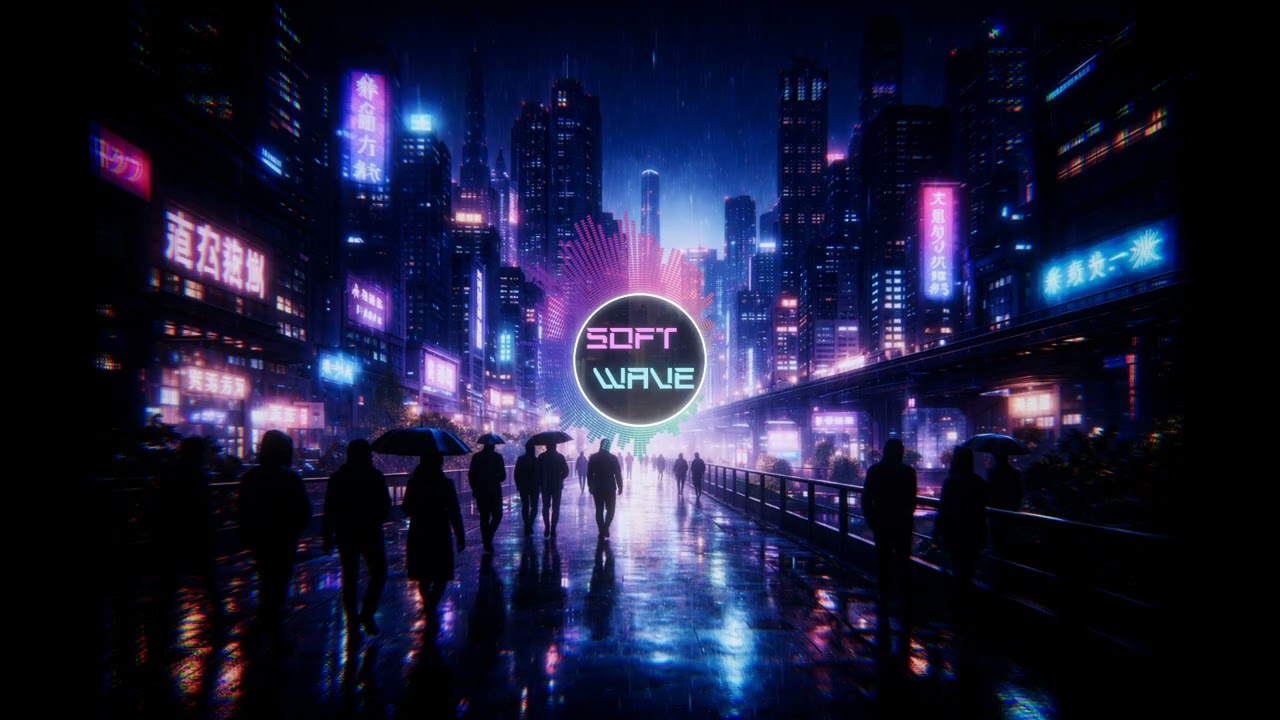 Cyberpunk Night Walk | Slow Ambient Music for Focus & Overthinking