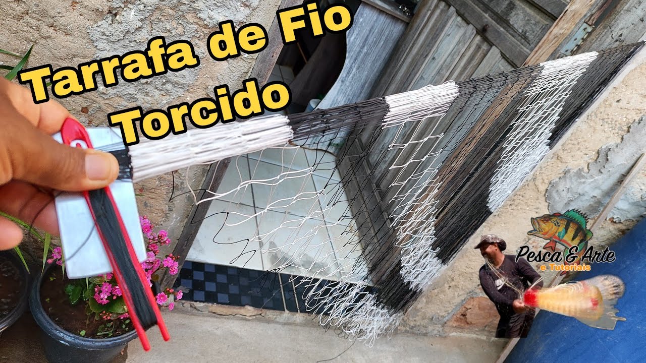 Tarrafa de Fio Torcido // Tarrafa Malha 8,5