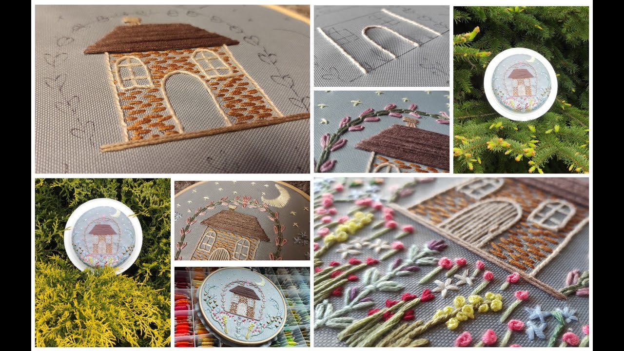 Вечоріє #вишивка #гладь #embroidery