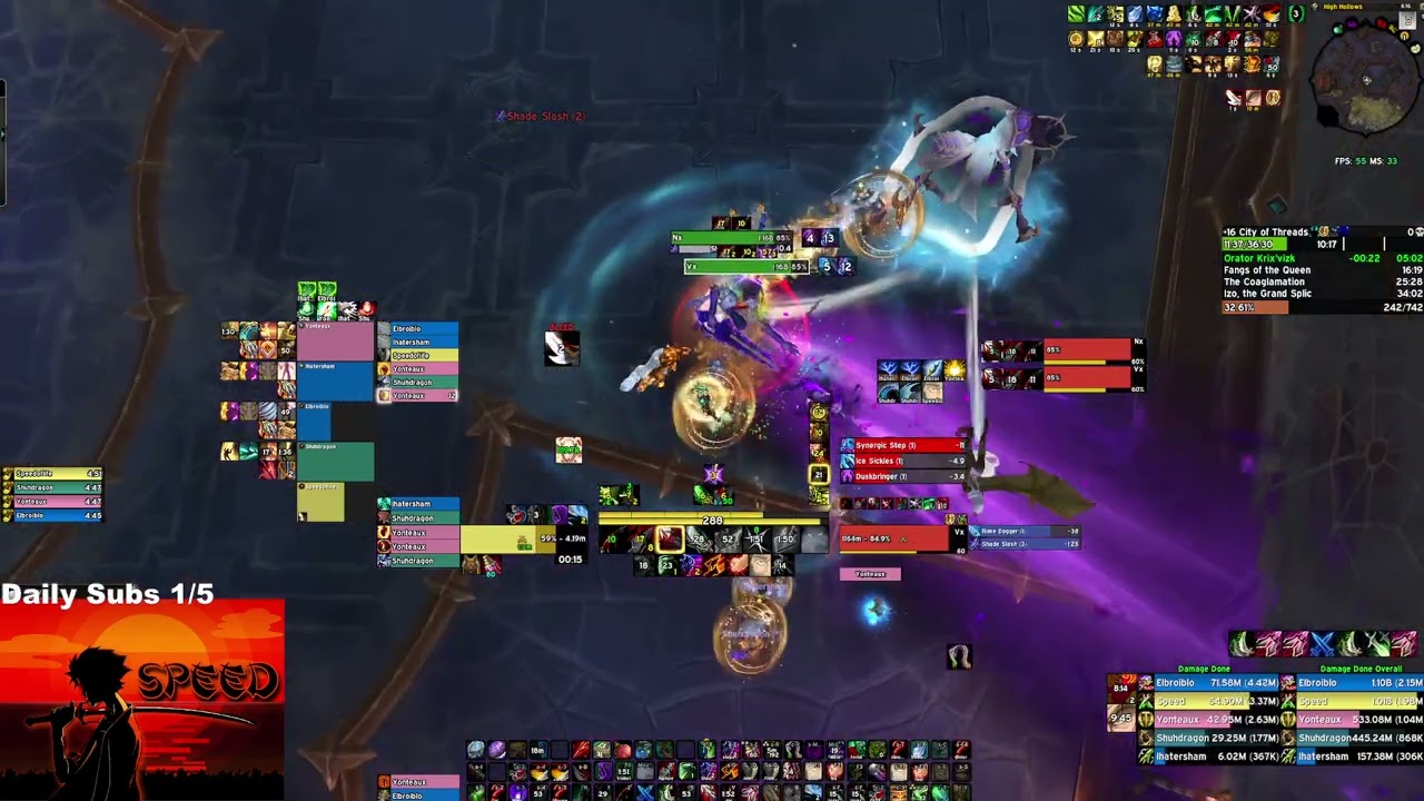 Fastest +16 City of Threads Assassination VSpeed PoV