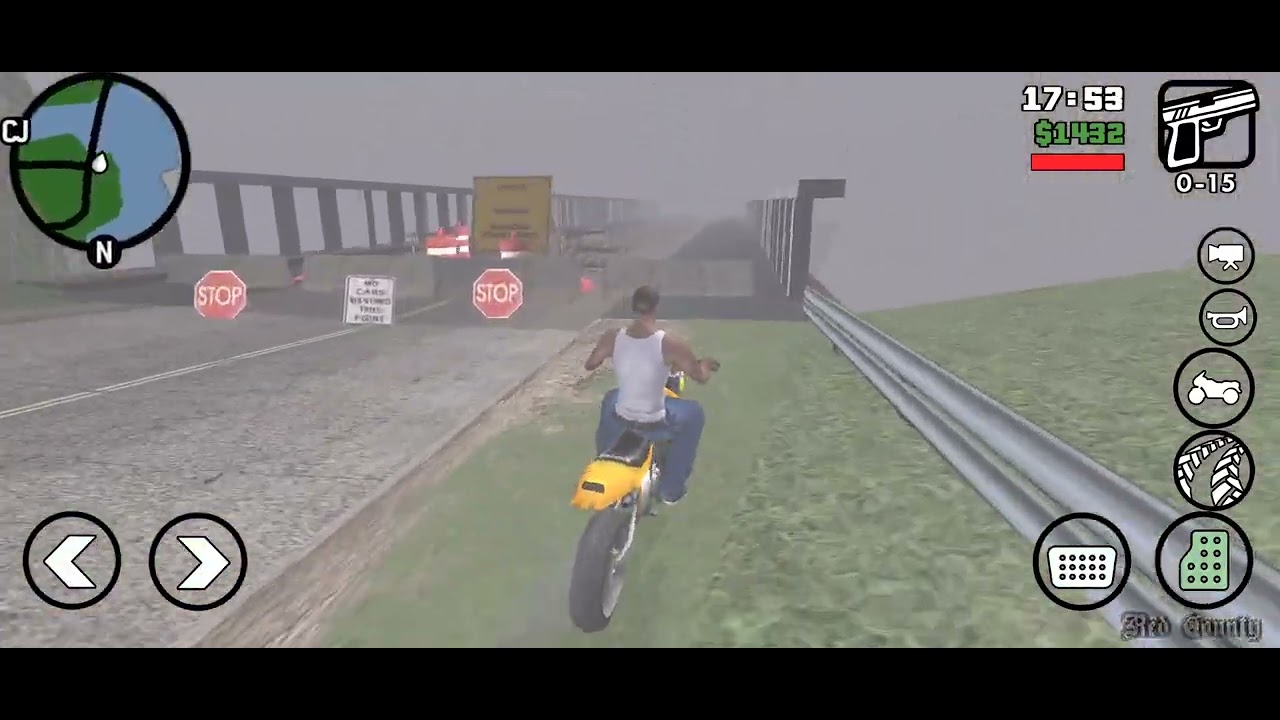 GTA San Andreas/bike stand 😎