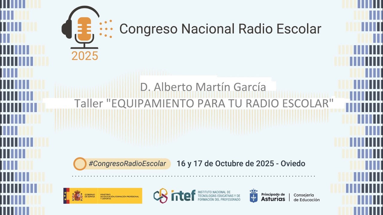 Equipamiento para tu radio escolar