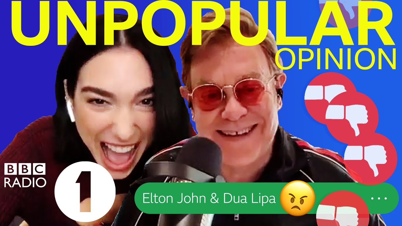 "Suck their Toes! 🤢" Elton John & Dua Lipa Unpopular Opinion