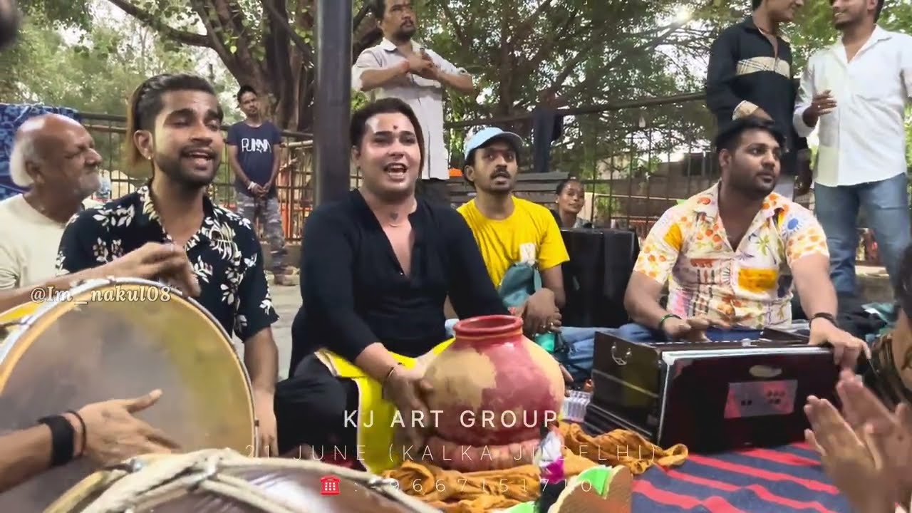 माँ कालका आवाहन | Maa Kalka Aavahan | Kj Art Group Kalka Ji Mandir Kirtan 2025 Delhi #kirtan 🕉️♥️😌