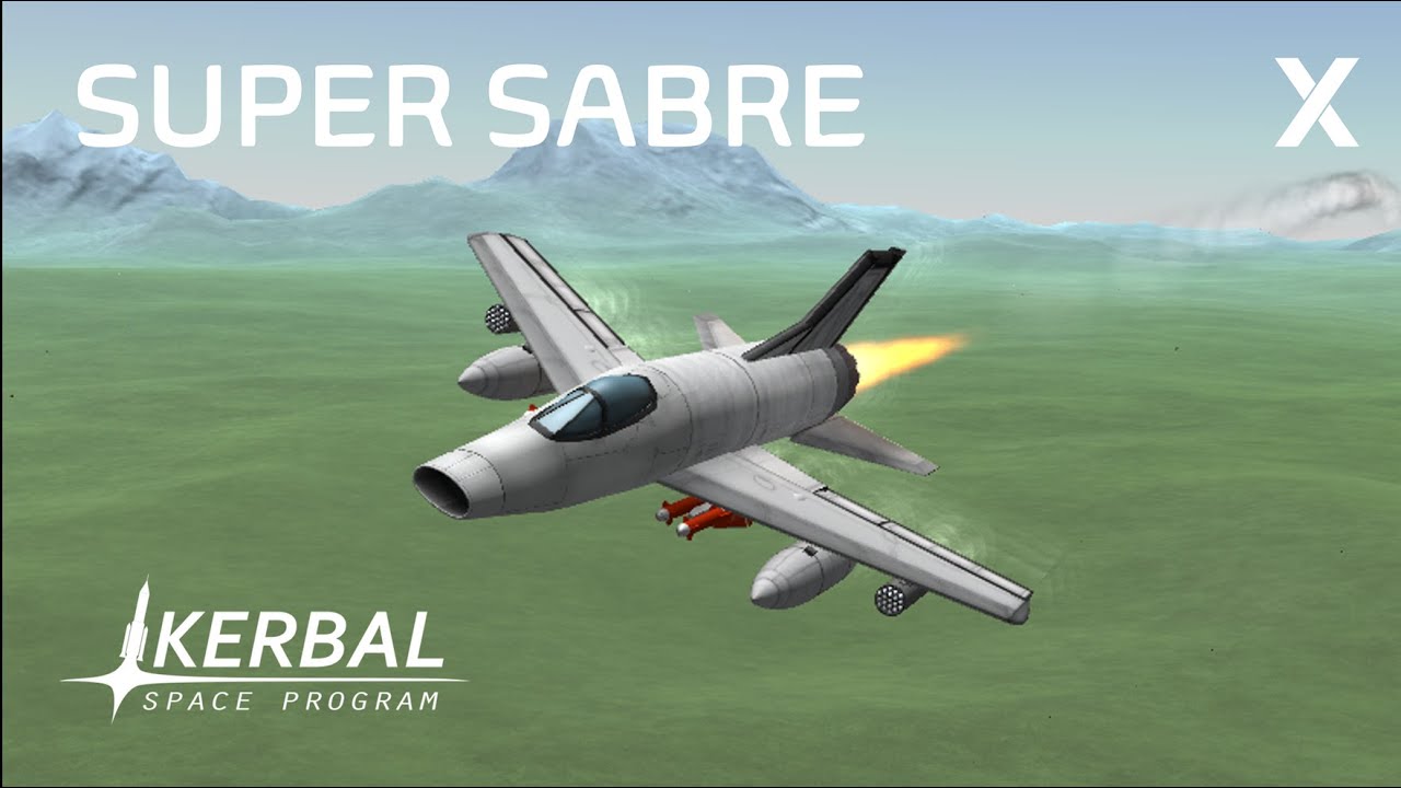 Recreating the F-100 Super Sabre | Kerbal Space Program & BD Armory