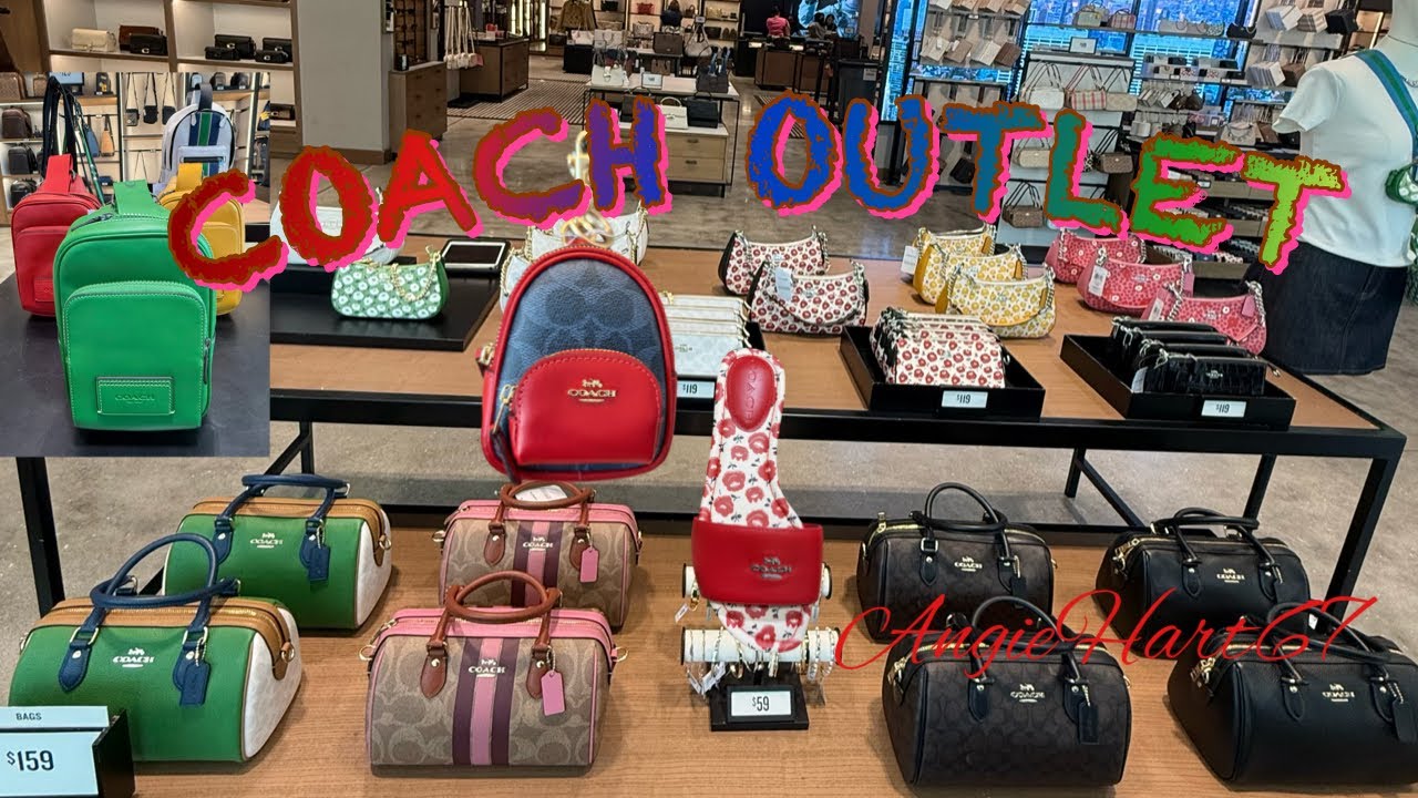 COACH OUTLET 😍NEW VARSITY,  LEOPARD & FLORAL COLLECTION. coachoutlet @AngieHart67 #handbags 
