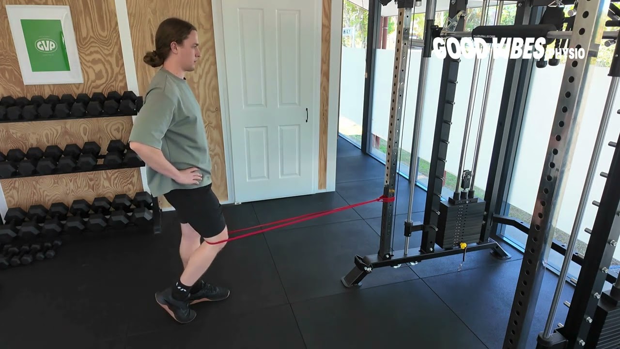 Banded Terminal Knee Extension (Affected Leg Back) – Quad Strength & Full Knee Lockout