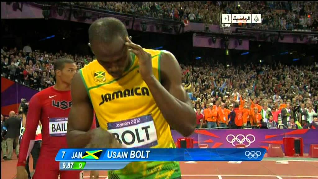 نهائي 100 متر اولمبياد لندن 2012   Finale du 100 m&egrave;tres, Olympiques de Londres