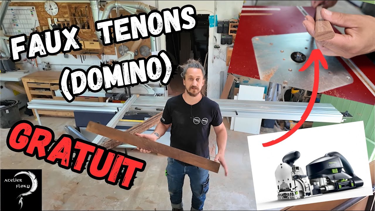 Fabriquer des dominos gratuitement (faux tenons)