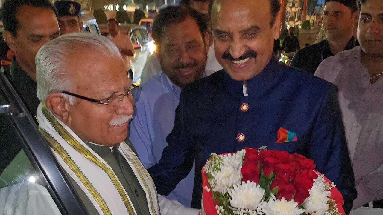 MLA Yogender Rana के बेटे की शादी पर पहुंचे CM नायब सैनी व केंद्रीय मंत्री मनोहर लाल खट्टर 