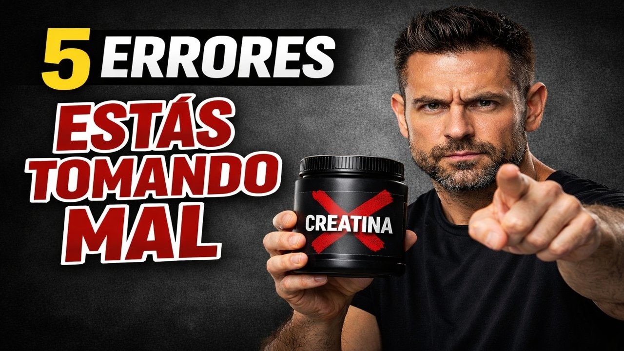 5 ERRORES al TOMAR CREATINA que ARRUINAN tus RESULTADOS