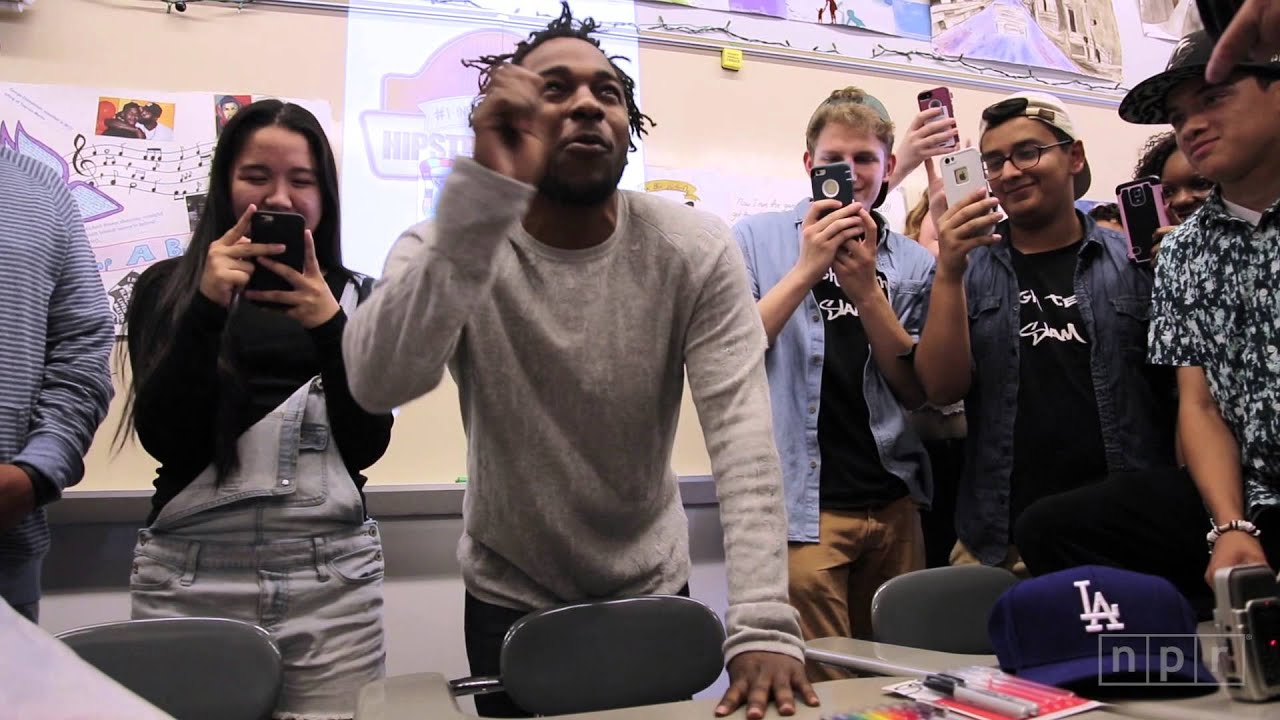 Kendrick Lamar Visits Mr. Mooney's Class