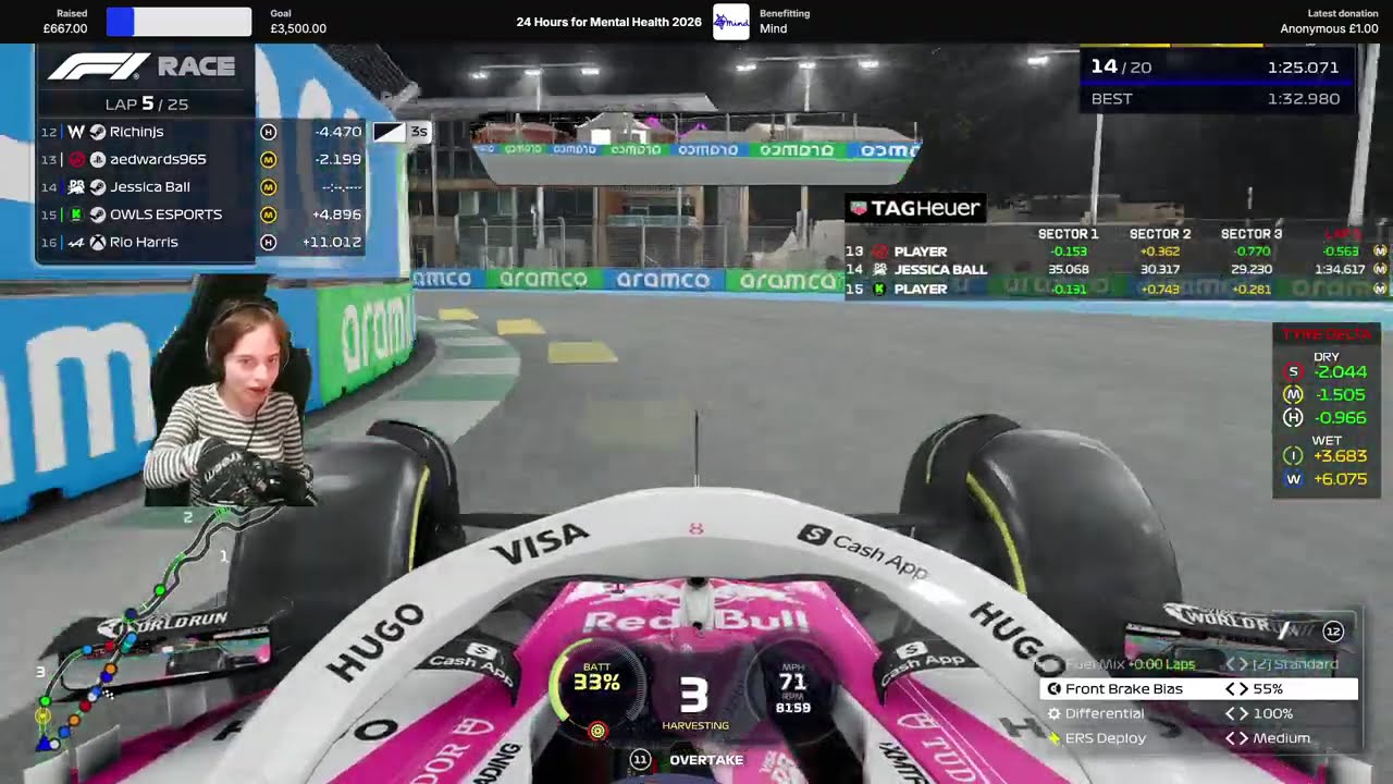 24 Hours for Mental Health 2026 | Racing for 'The Commentary Team' | Jeddah Preset Setups POV