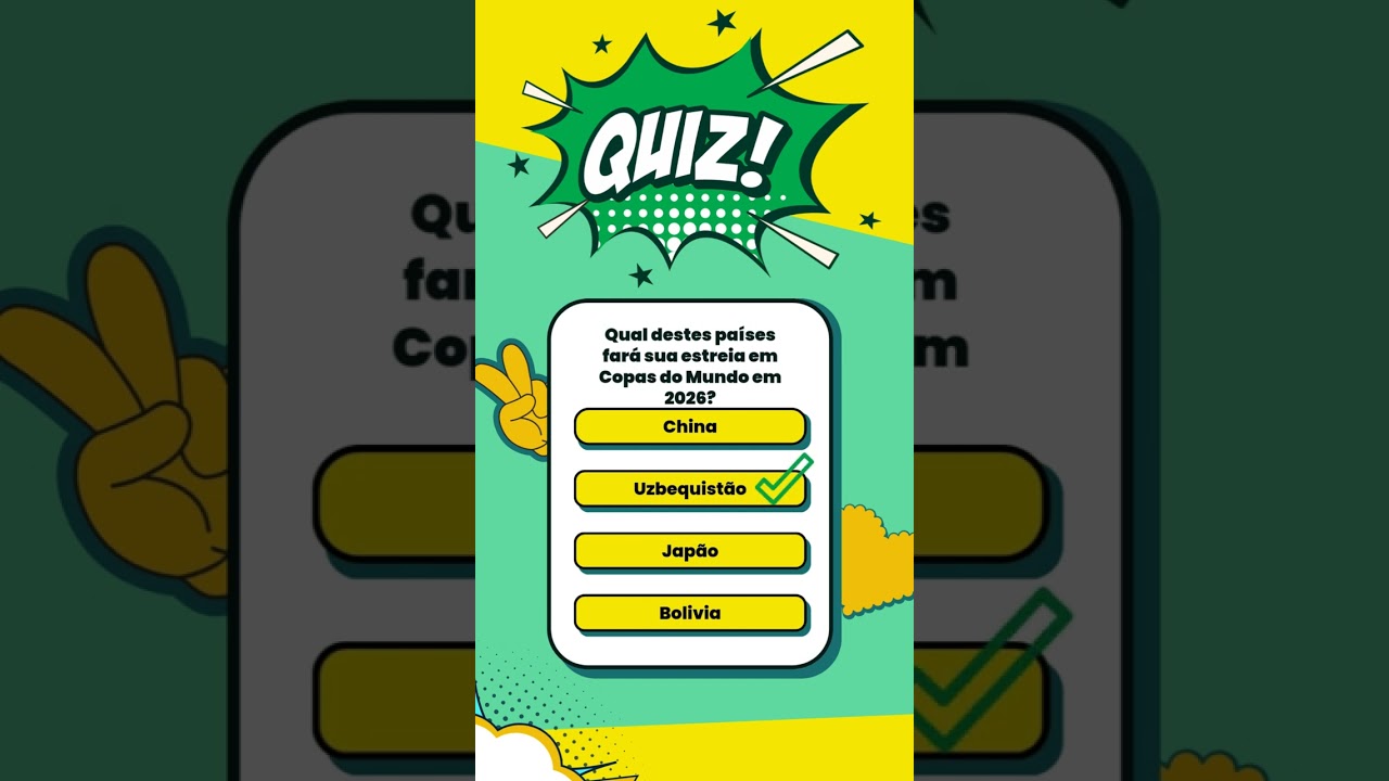 Quiz da Copa do Mundo 2026