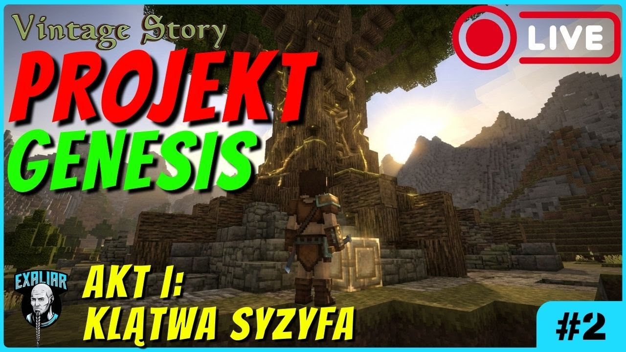 AKT I: Klątwa Syzyfa | Vintage Story Projekt Genesis | #2 | GAMEPLAY PL LIVE