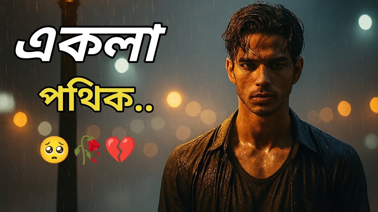 Aekla Pothik 💔 | হৃদয় ছুঁয়ে যাবে এই প্রেমের গান | New Bengali Sad Song 2025 | #banglasadsong#song 