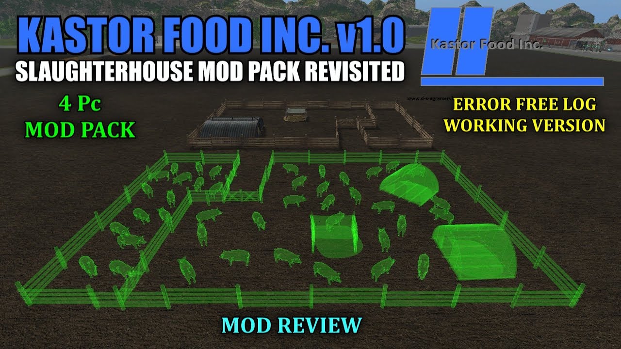 Farming Simulator 17 - Kastor Food Rus v1.0 (working version) 