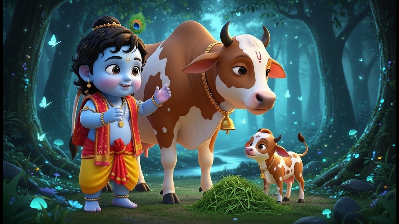छोटी छोटी गैया छोटे छोटे ग्वाल। Choti Choti Gaiya Chote Chote Gwal। #kanha #krishna #krishnabhajan