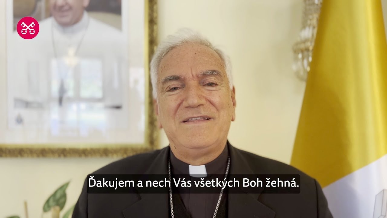 VIDEOPOZDRAV - Apoštolský nuncius v SR Mons. Nicola Girasoli