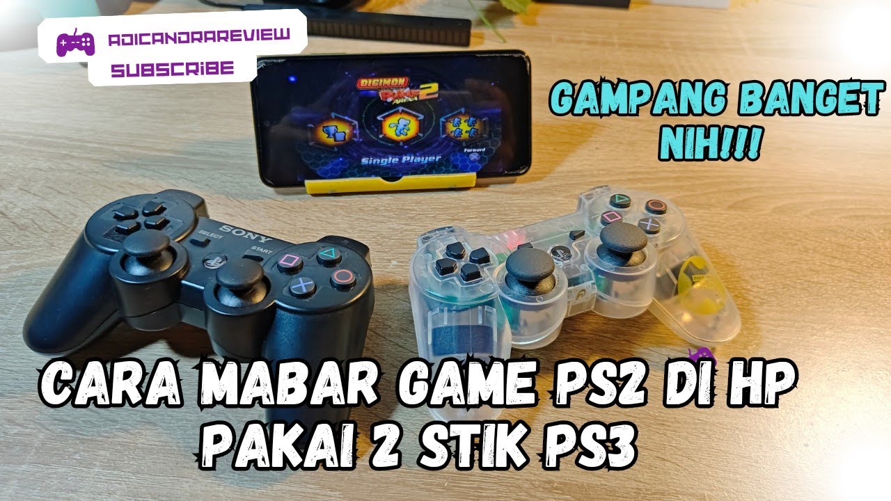 LET'S TRY IT!!! Tutorial for Playing Multiplayer AetherSX2 Using 2 PS3 controllers