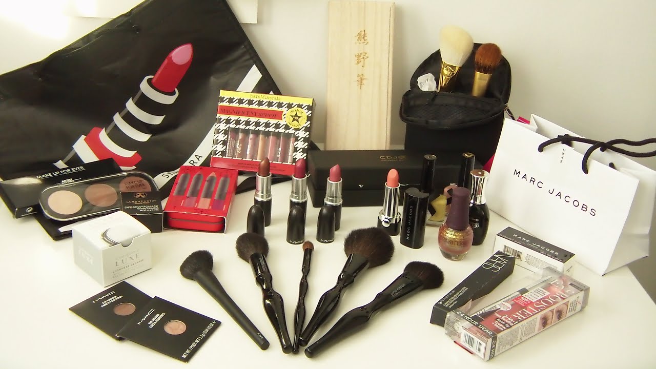 Huge Collective Haul - Sephora VIB, MAC, New Makeup Brushes, Marc Jacobs and lots more