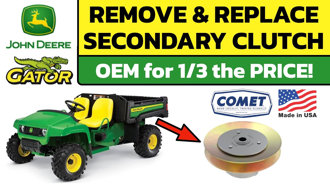 Remove & Replace Secondary Clutch on John Deere Gator