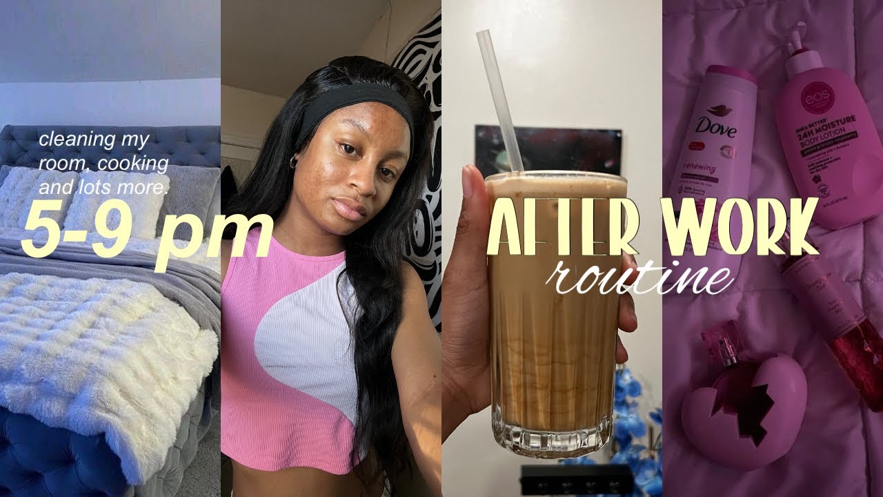 My 5-9 after my 9-5 🫧ft Javvy coffee🫧cleaning my room + shower products  + more