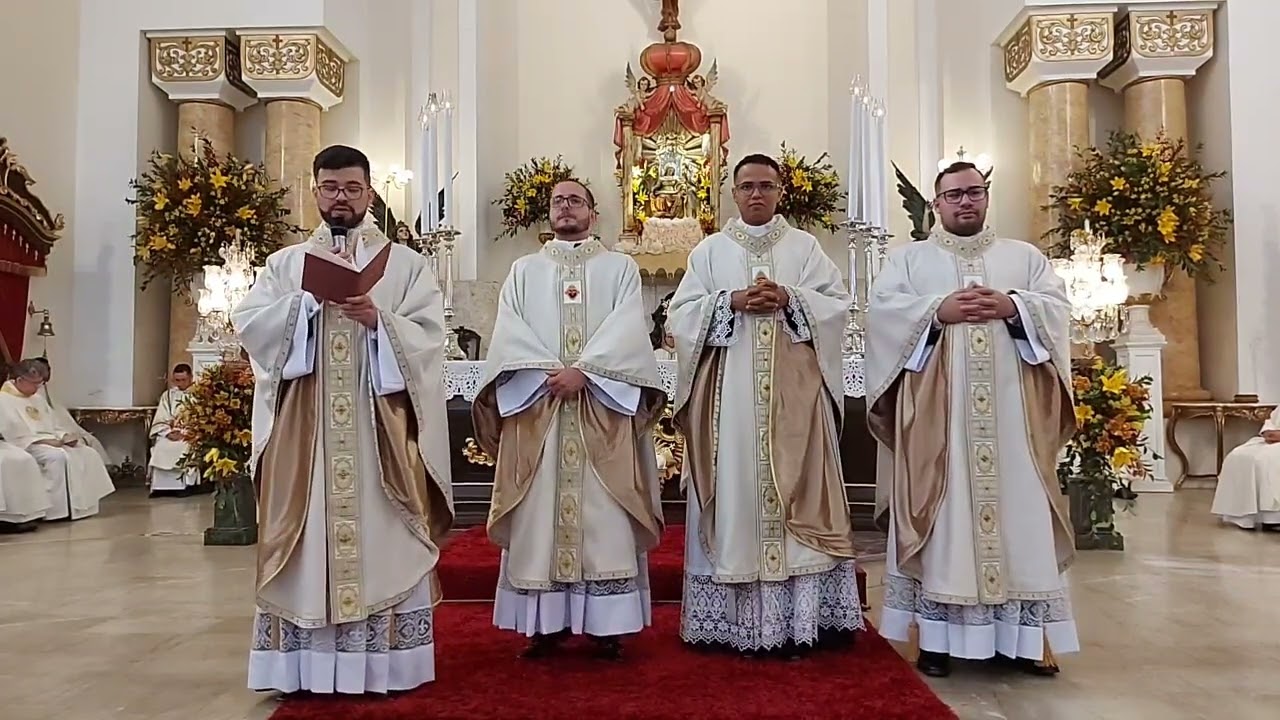 Ordenação sacerdotal dos padres Diego, Donizette, Jardel e Victor em Mogi das Cruzes