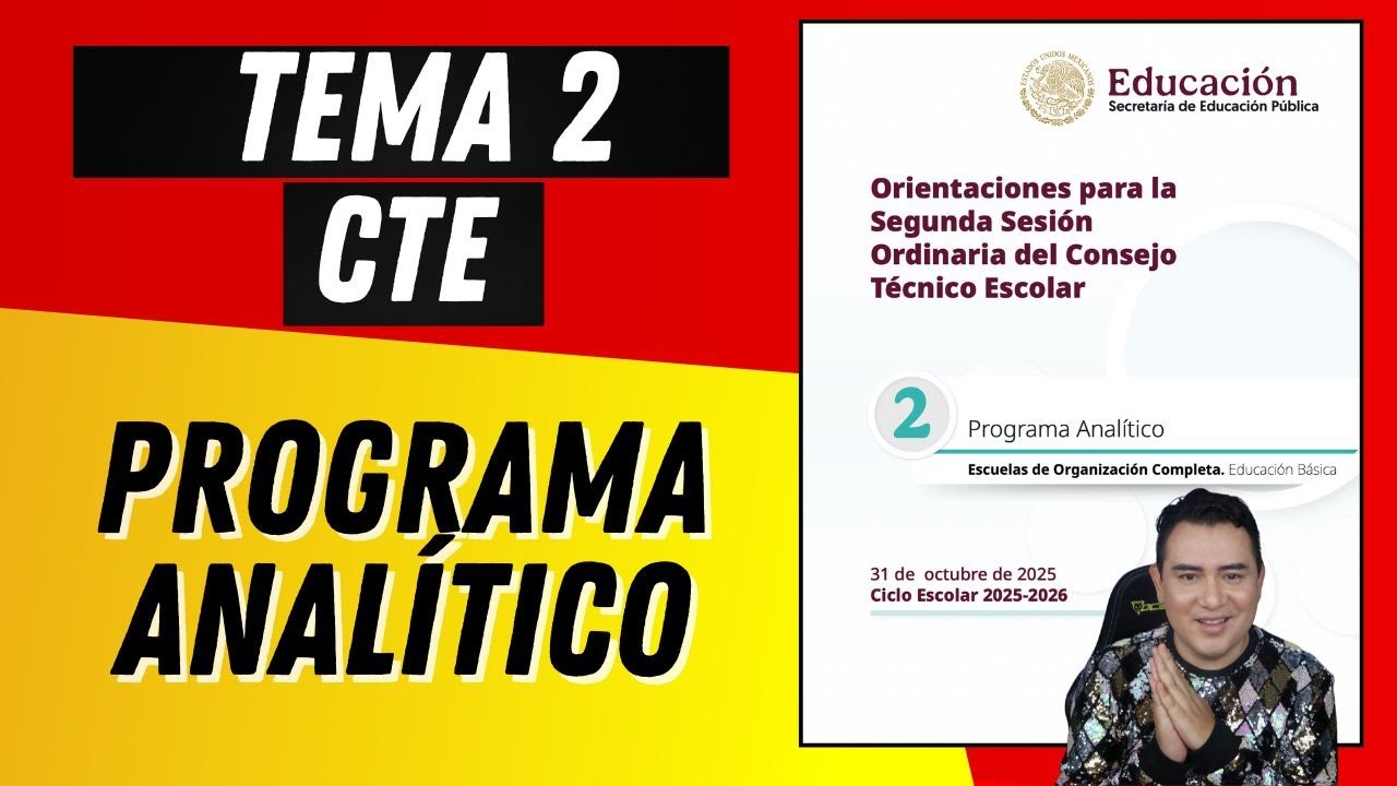 TEMA 2 CTE: PROGRAMA ANALÍTICO