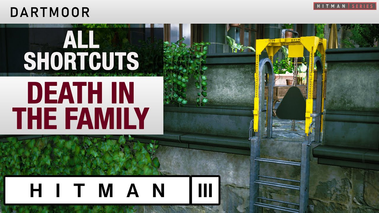 HITMAN 3 Dartmoor (England) - All Shortcut Challenges (Death In The Family)