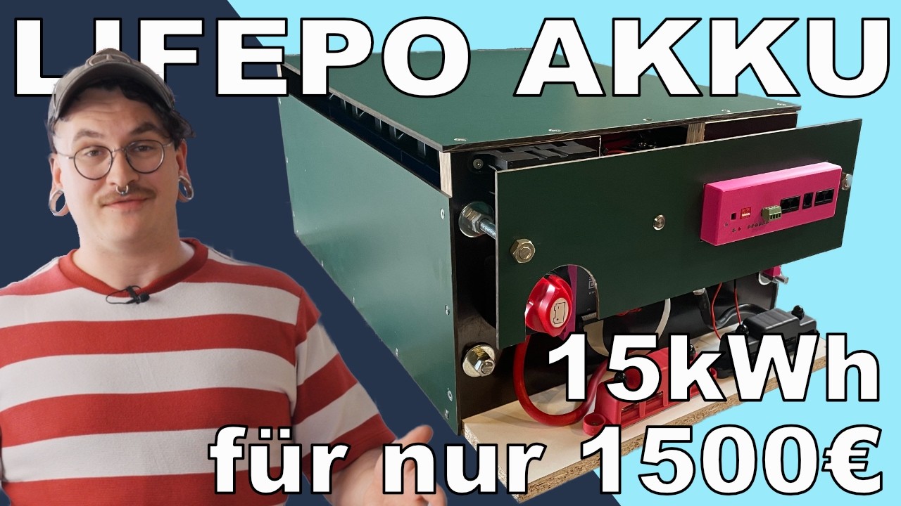 Blackout: Nie wieder Stromausfall dank DIY 48V LiFePo Akku
