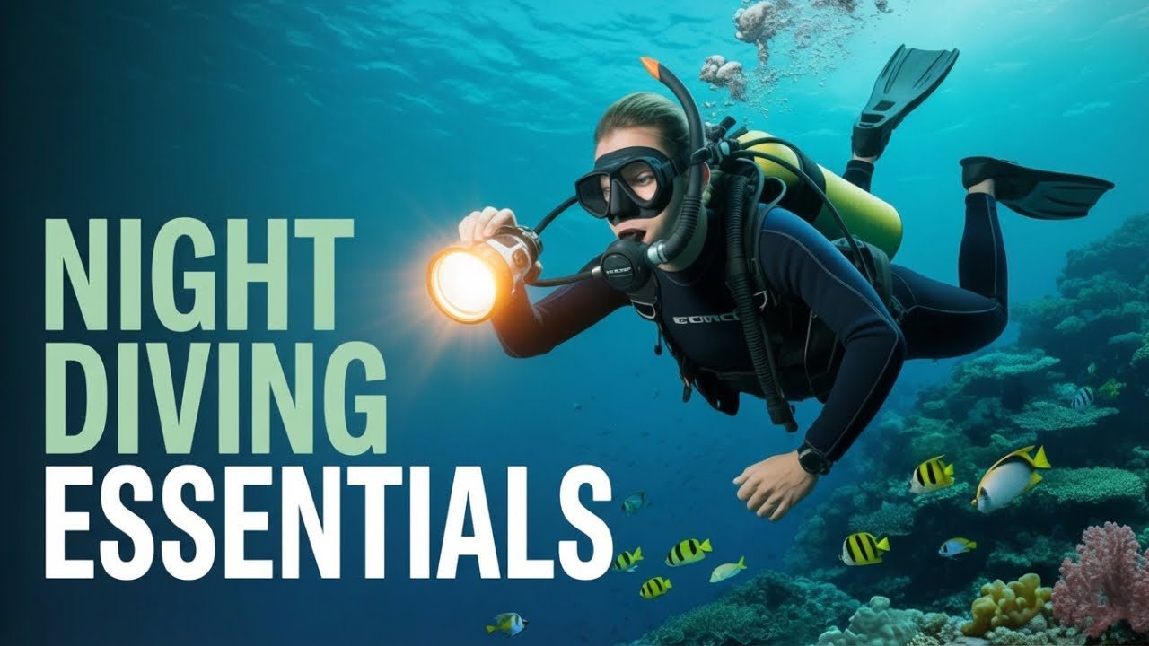 Перед первым ночным погружением посмотрите это видео.