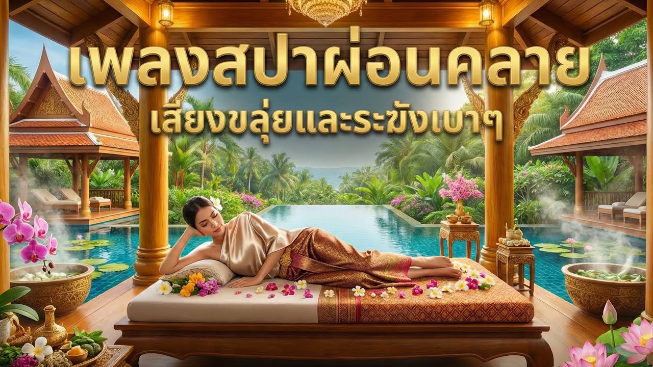 Zen Spa Music เพลงสปาผ่อนคลาย เสียงขลุ่ยและระฆังเบาๆ (Traditional Flute)