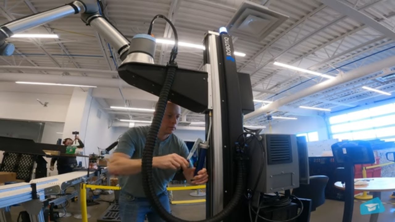 La solution de palettisation Robotiq | Série AX | Comment bien lubrifier l'axe linéaire