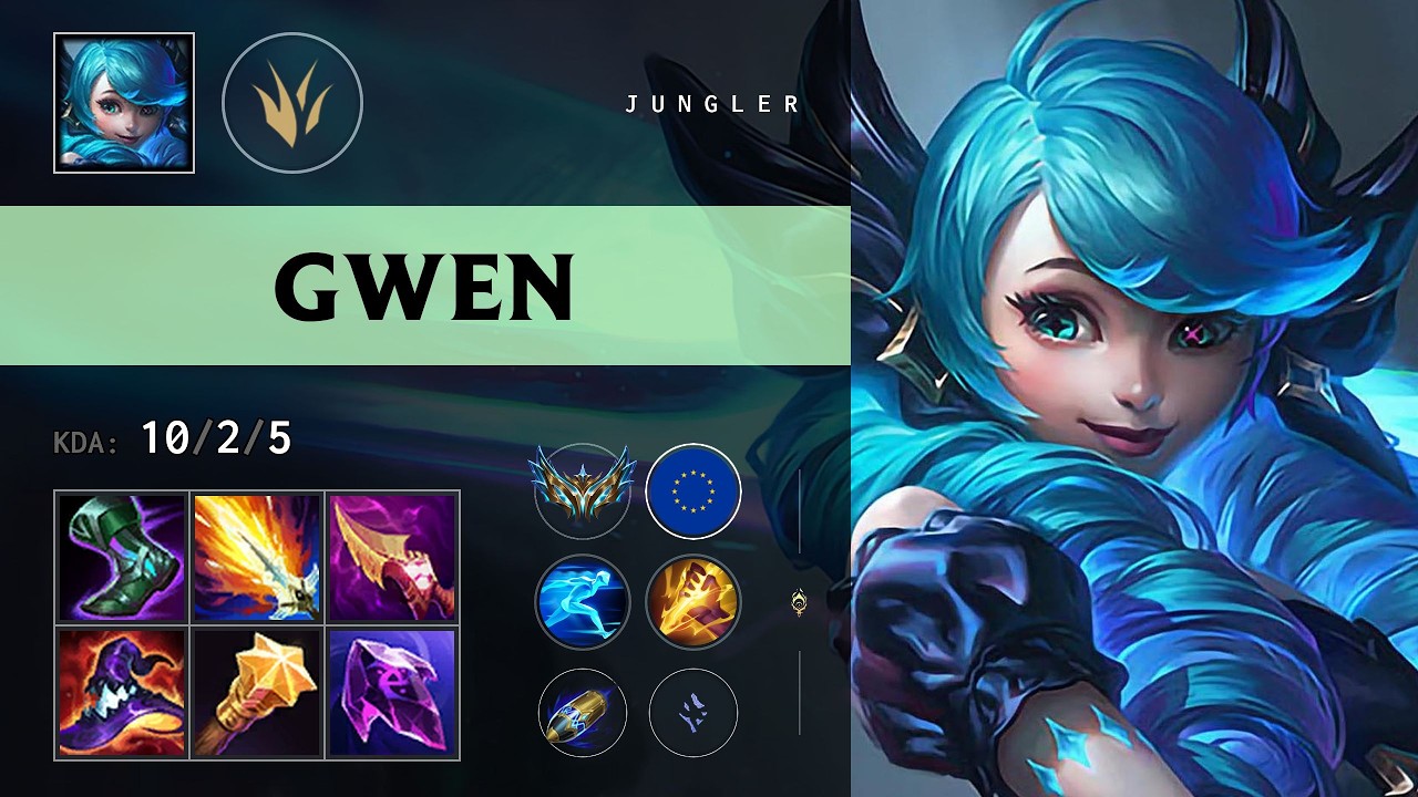 Gwen Jungle vs Elise - EUW Challenger Patch 26.11