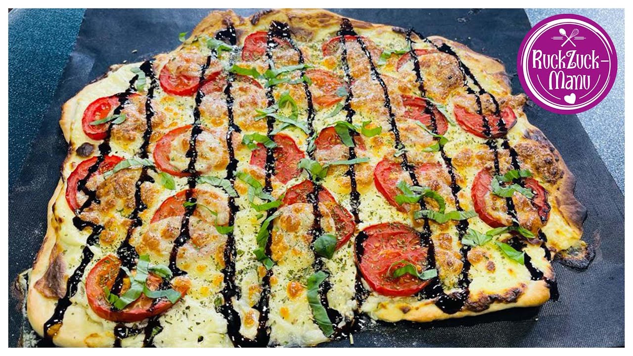 Flammkuchen Caprese   Thermomix® TM5/TM6