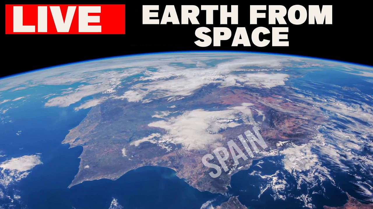 Live: Earth From Space - ISS Live Stream  | ISS LIVE FEED : ISS Tracker + Live Chat