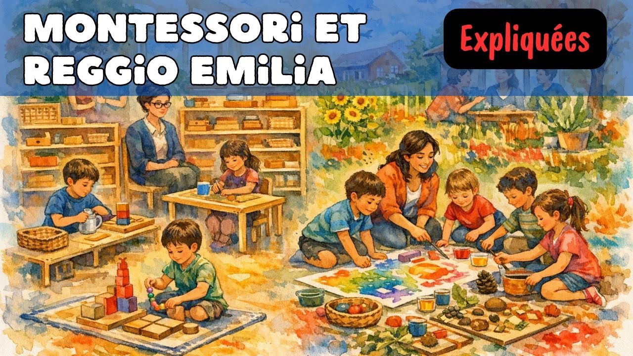 Montessori et Reggio Emilia : comparaison de 2 approches centrées sur l'enfant